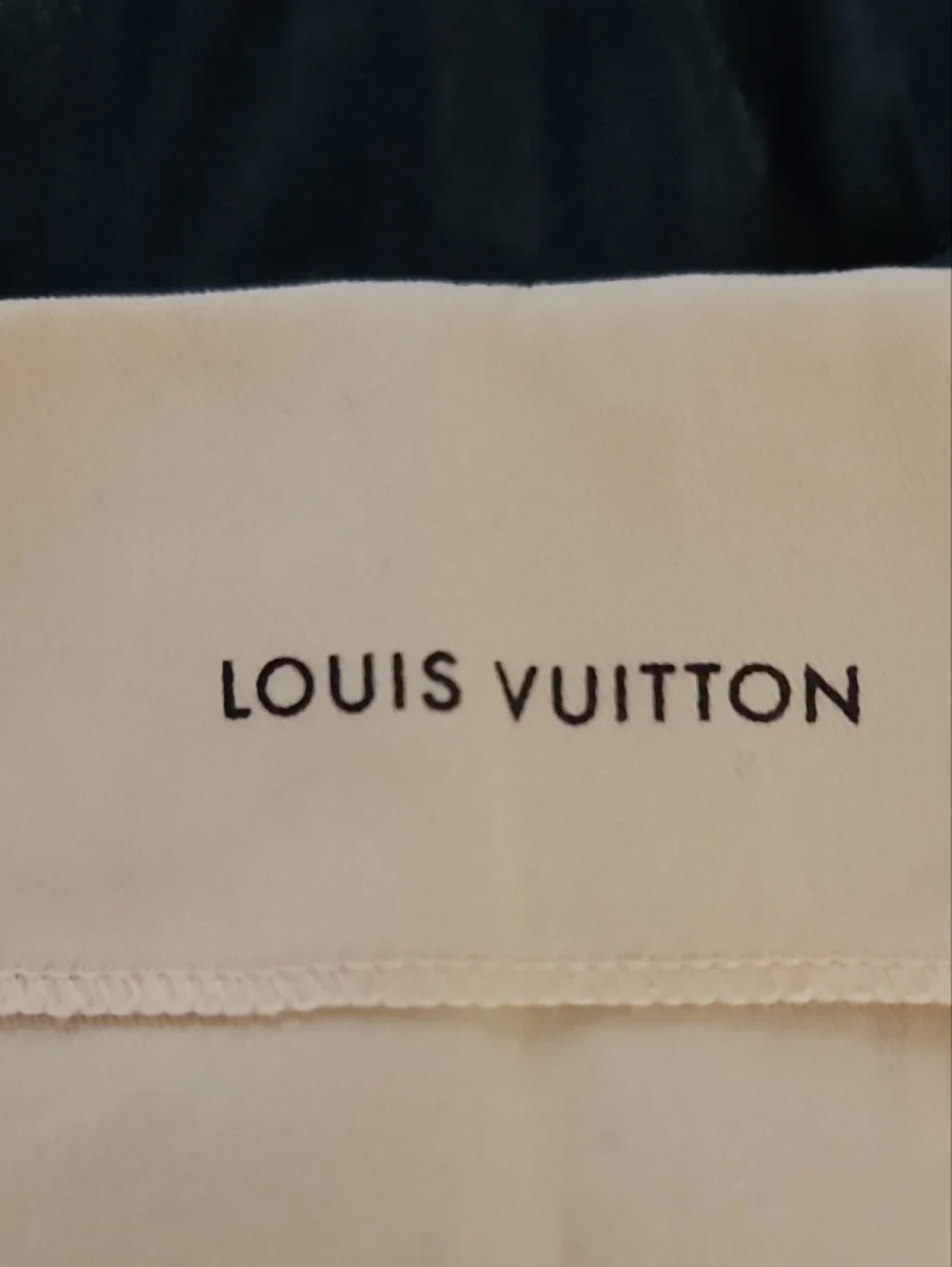 Louis Vuitton Beige Fabric Dust Pouch